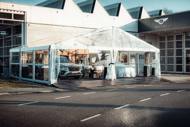 Van Dalsen Alu boogtent 10 meter 4 bentley